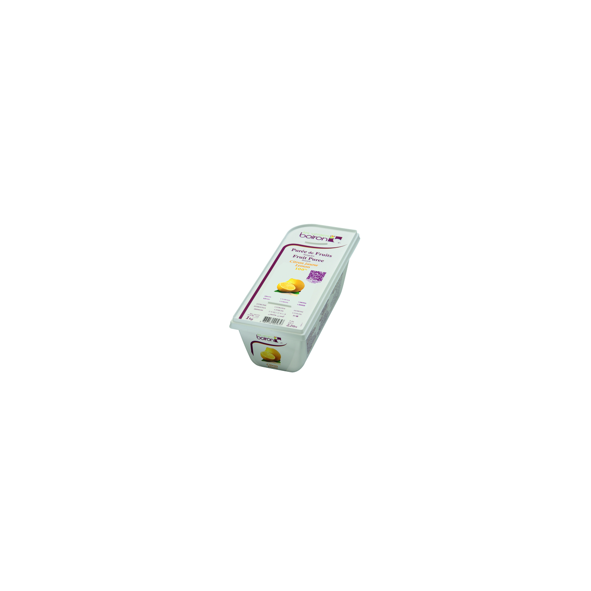 PUREE DE CITRON JAUNE NON SUCREE BOIRON - prix grossiste - cash-alimentaire.com