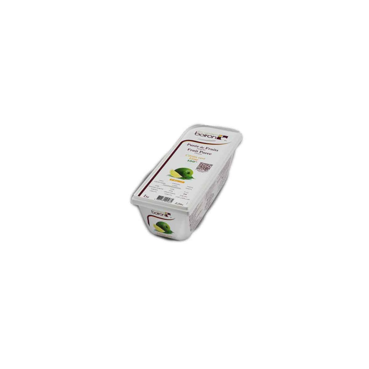 PUREE DE CITRON VERT NON SUCREE BOIRON - prix grossiste - cash-alimentaire.com