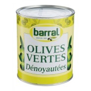 OLIVE VERTE DENOYAUTEE BOITE BARRAL au prix de gros - cash-alimentaire.com