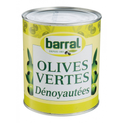 OLIVE VERTE DENOYAUTEE BOITE BARRAL au prix de gros - cash-alimentaire.com
