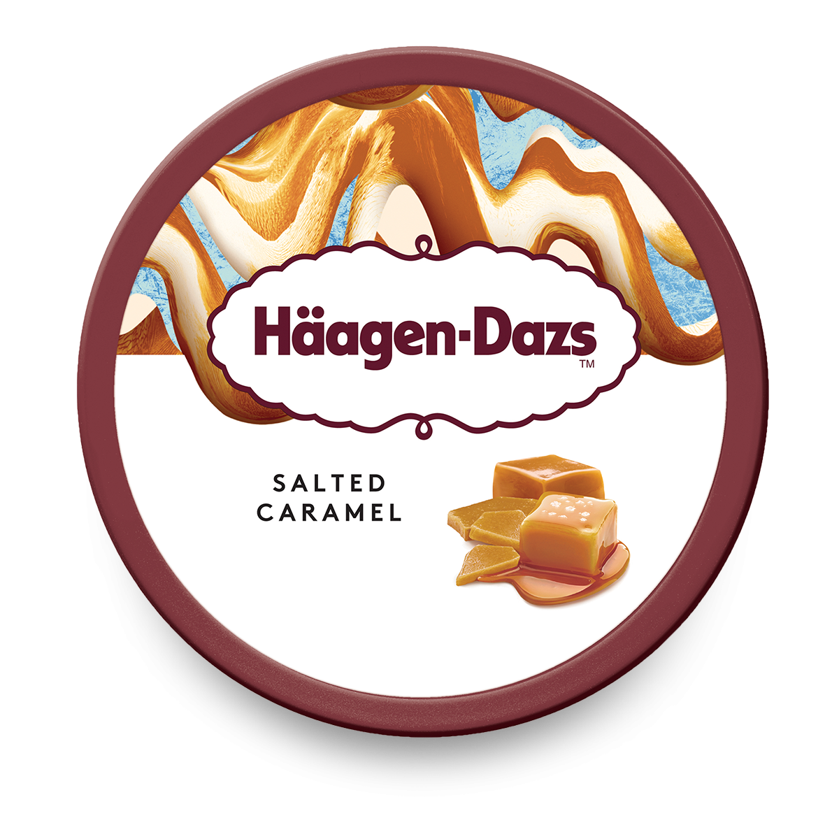 CARAMEL AU BEURRE SALE HAAGEN-DAZS - prix grossiste - cash-alimentaire.com