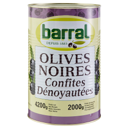 OLIVE NOIRE DENOYAUTEE BARRAL au prix de gros - cash-alimentaire.com