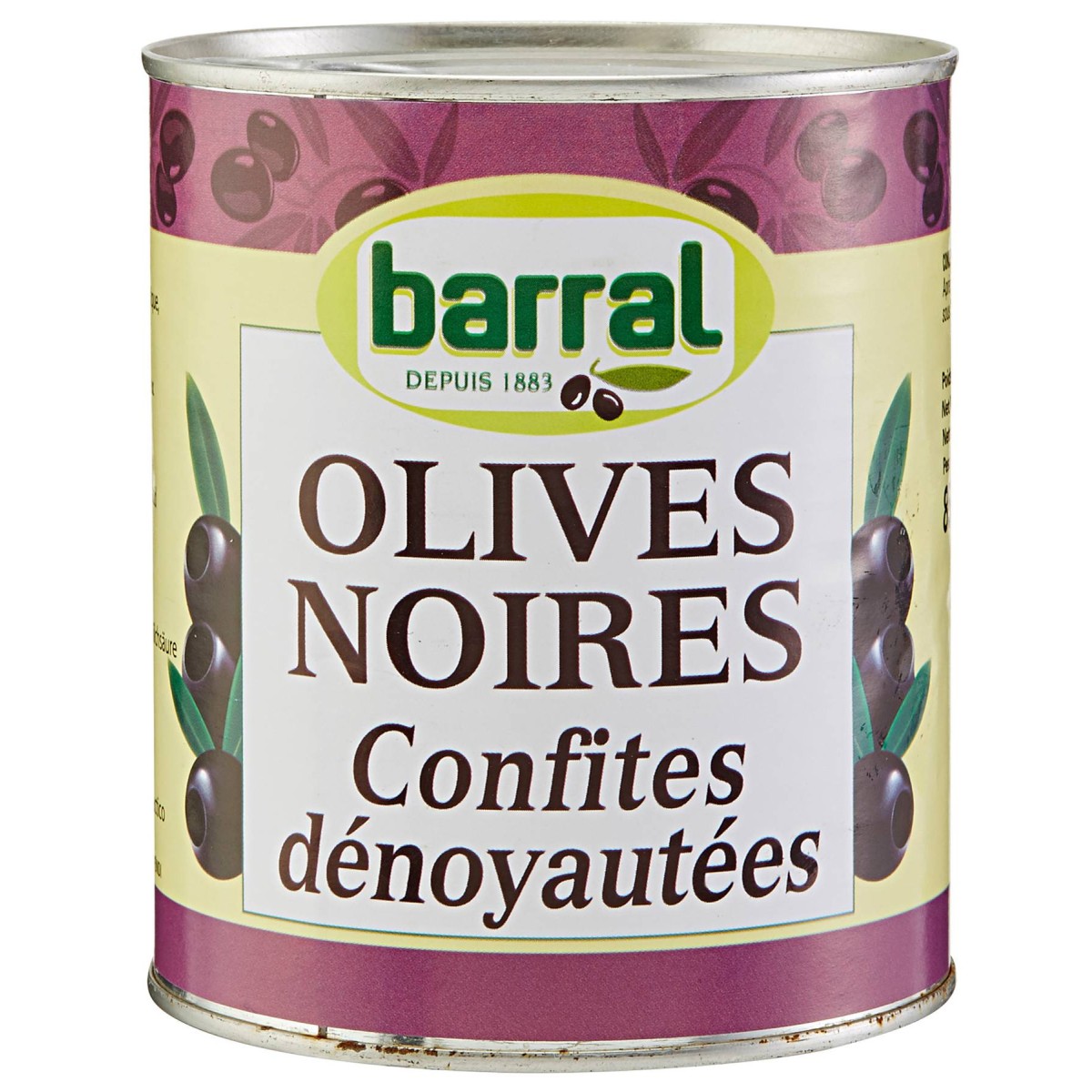 OLIVE NOIRE DENOYAUTEE SEAU BARRAL au prix de gros - cash-alimentaire.com