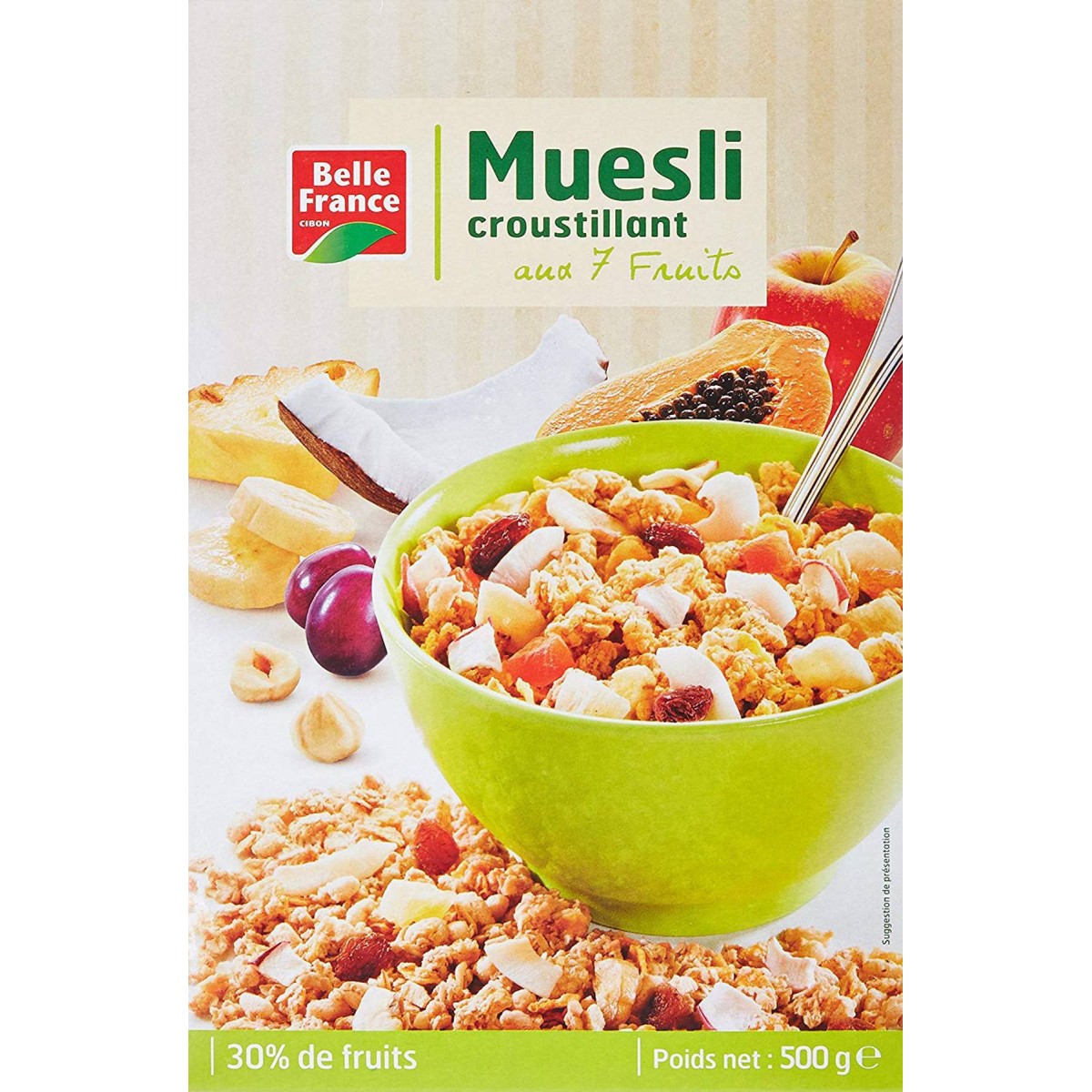 MUESLI AUX FRUITS BELLE FRANCE au prix de gros - cash-alimentaire.com