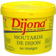 Moutarde de Dijon Dijona seau 5kg – condiment professionnel restauration