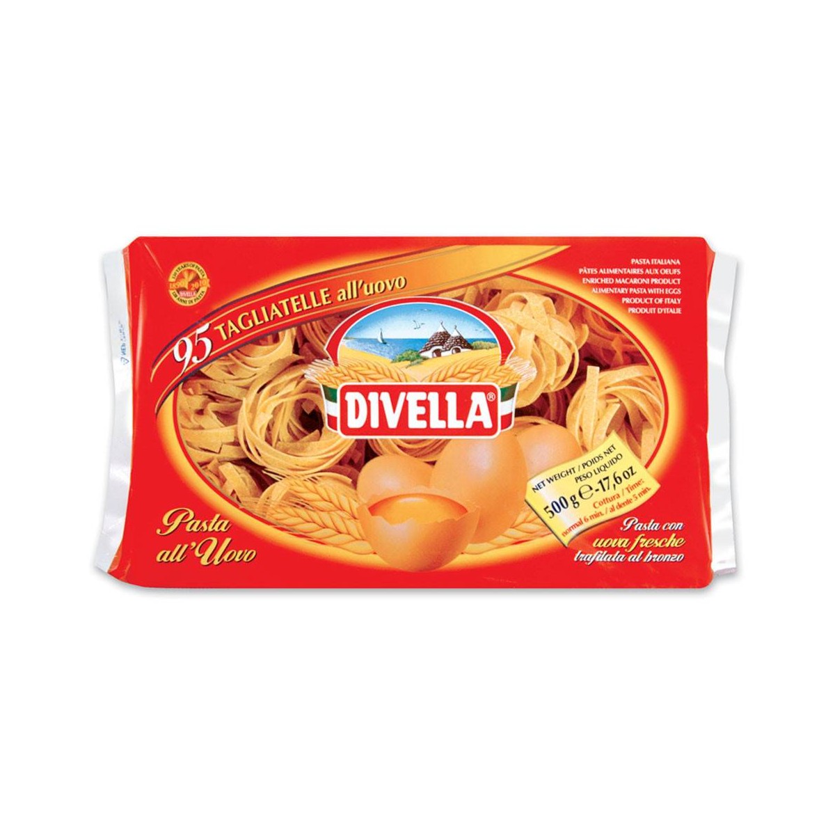 TAGLIATELLE AUX OEUFS DIVELLA au prix de gros - cash-alimentaire.com