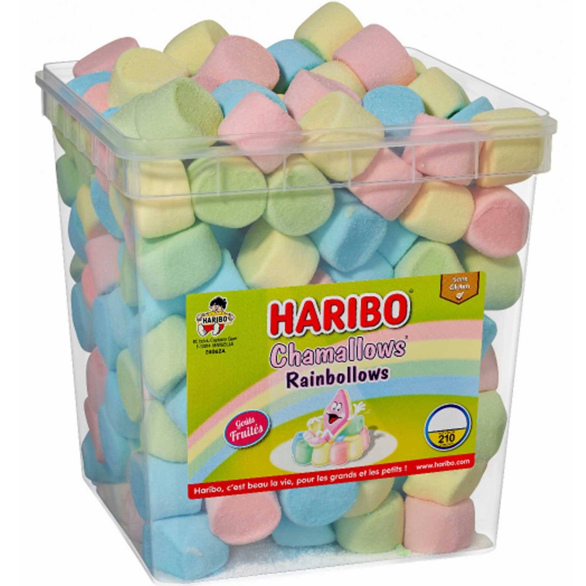 RAINBOLLOW CHAMALLOWS HARIBO au prix de gros - cash-alimentaire.com