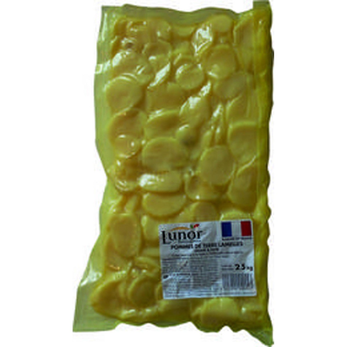 Destockage POMME DE TERRE LAMELLE CUITE VAPEUR LUNOR - cash-alimentaire.com