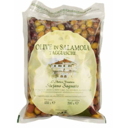 OLIVE NOIRE TAGGIASCHE AU SEL SAGUATO au prix de gros - cash-alimentaire.com
