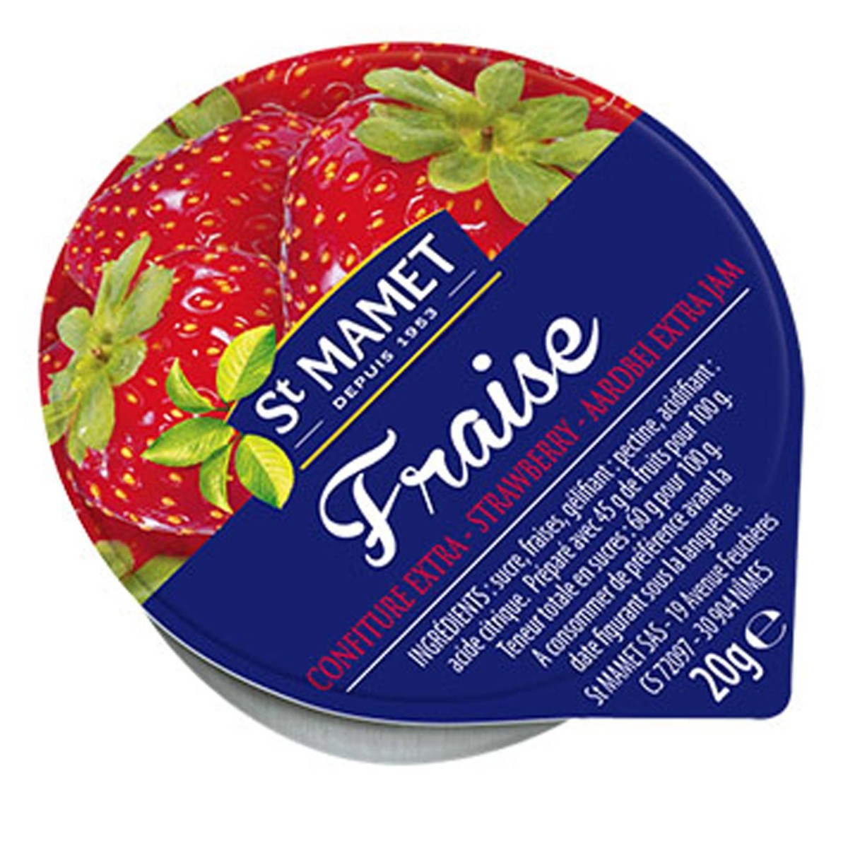 CONFITURE FRAISE ST MAMET au prix de gros - cash-alimentaire.com
