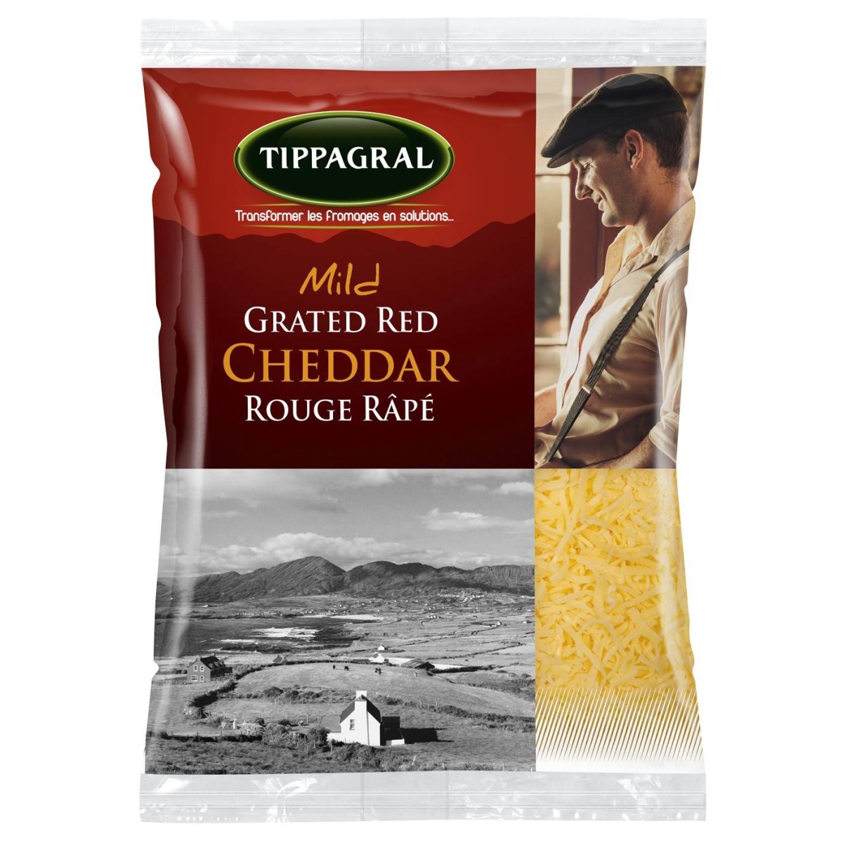CHEDDAR ROUGE JEUNE RAPE TIPPAGRAL - prix grossiste - cash-alimentaire.com