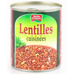 Achat en ligne de LENTILLE CUISINEE BELLE FRANCE - cash-alimentaire.com