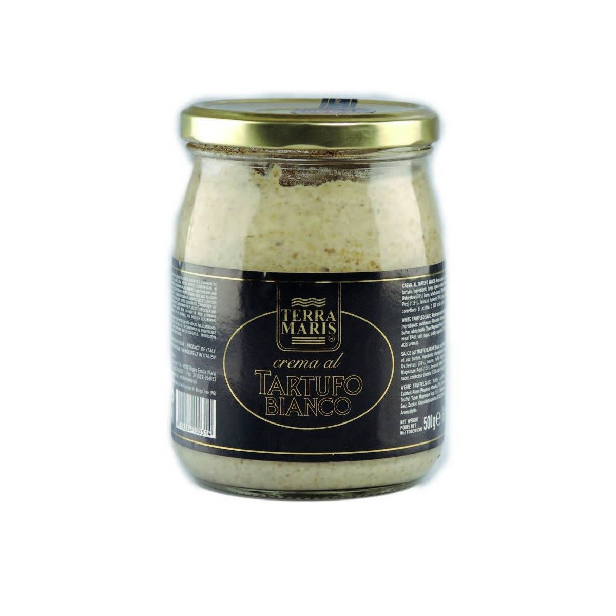 CREME AUX CHAMPIGNONS AROMATISES A LA TRUFFE BLANCHE TERRA MARIS au prix de gros - cash-alimentaire.com