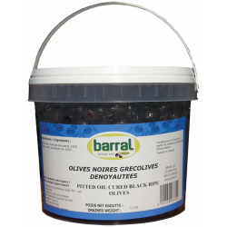 OLIVE NOIRE DENOYAUTEE A LA GRECQUE BARRAL au prix de gros - cash-alimentaire.com