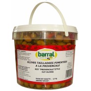 OLIVE TAILLADEE PIMENTEE A LA PROVENCALE BARRAL au prix de gros - cash-alimentaire.com