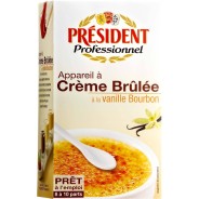CREME BRULEE VANILLE BOURBON PRESIDENT - prix grossiste - cash-alimentaire.com