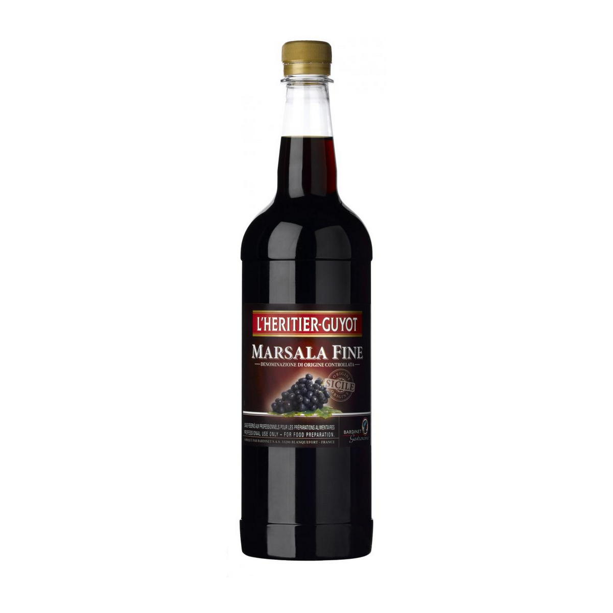 Fournisseur alimentaire de MARSALA FINE DE SICILIA HERITIER GUYOT - cash-alimentaire.com