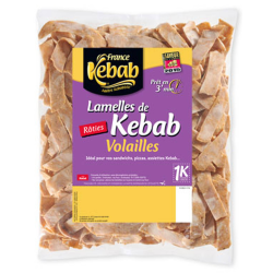 LAMELLE KEBAB VOLAILLE HALAL FRANCE KEBAB - prix grossiste - cash-alimentaire.com