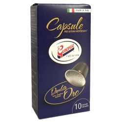 CAFE EXPRESSO BLUE GOLD CAPSULE NESPRESSO LA GENOVESE au prix de gros - cash-alimentaire.com