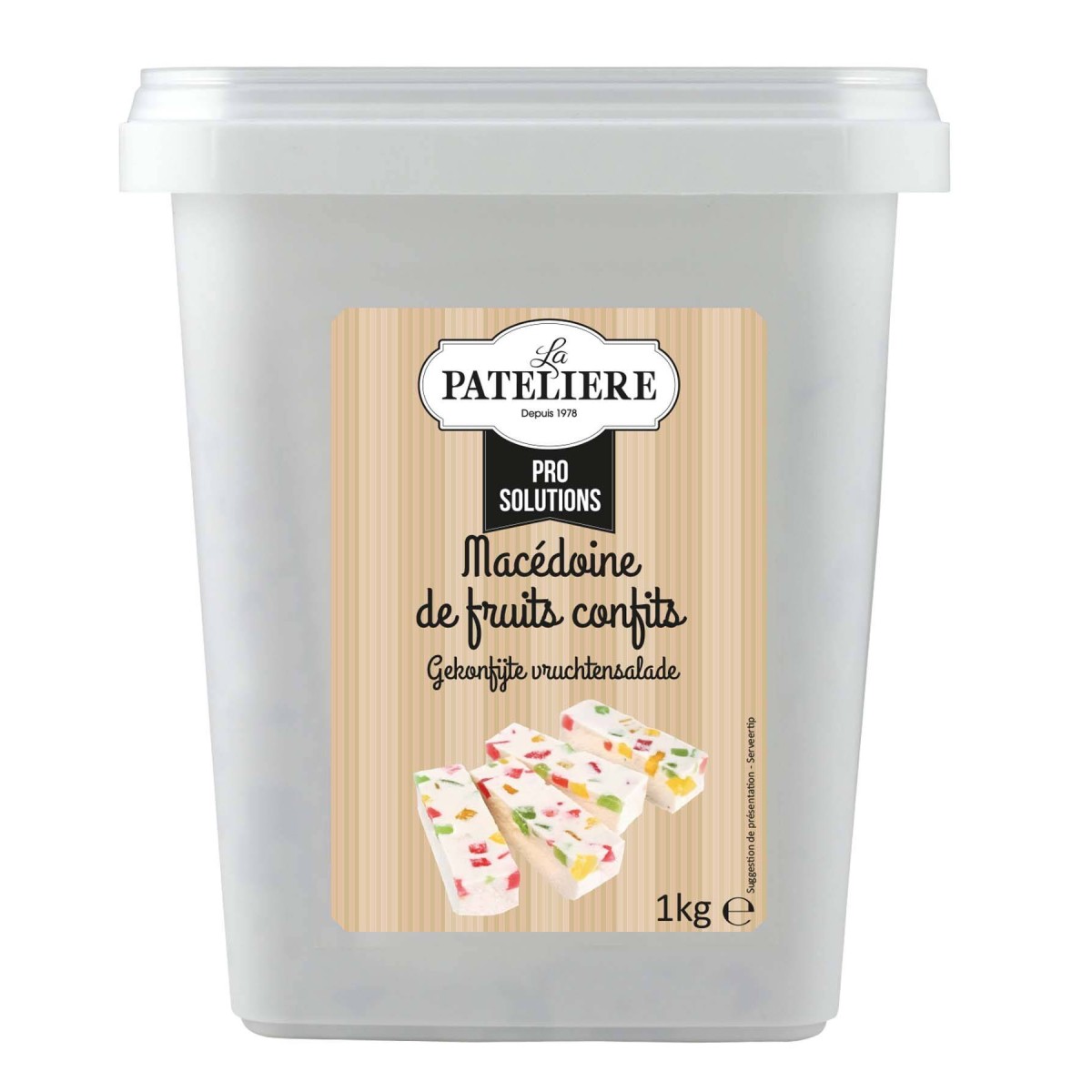 MACEDOINE DE FRUITS CONFITS LA PATELIERE au prix de gros - cash-alimentaire.com