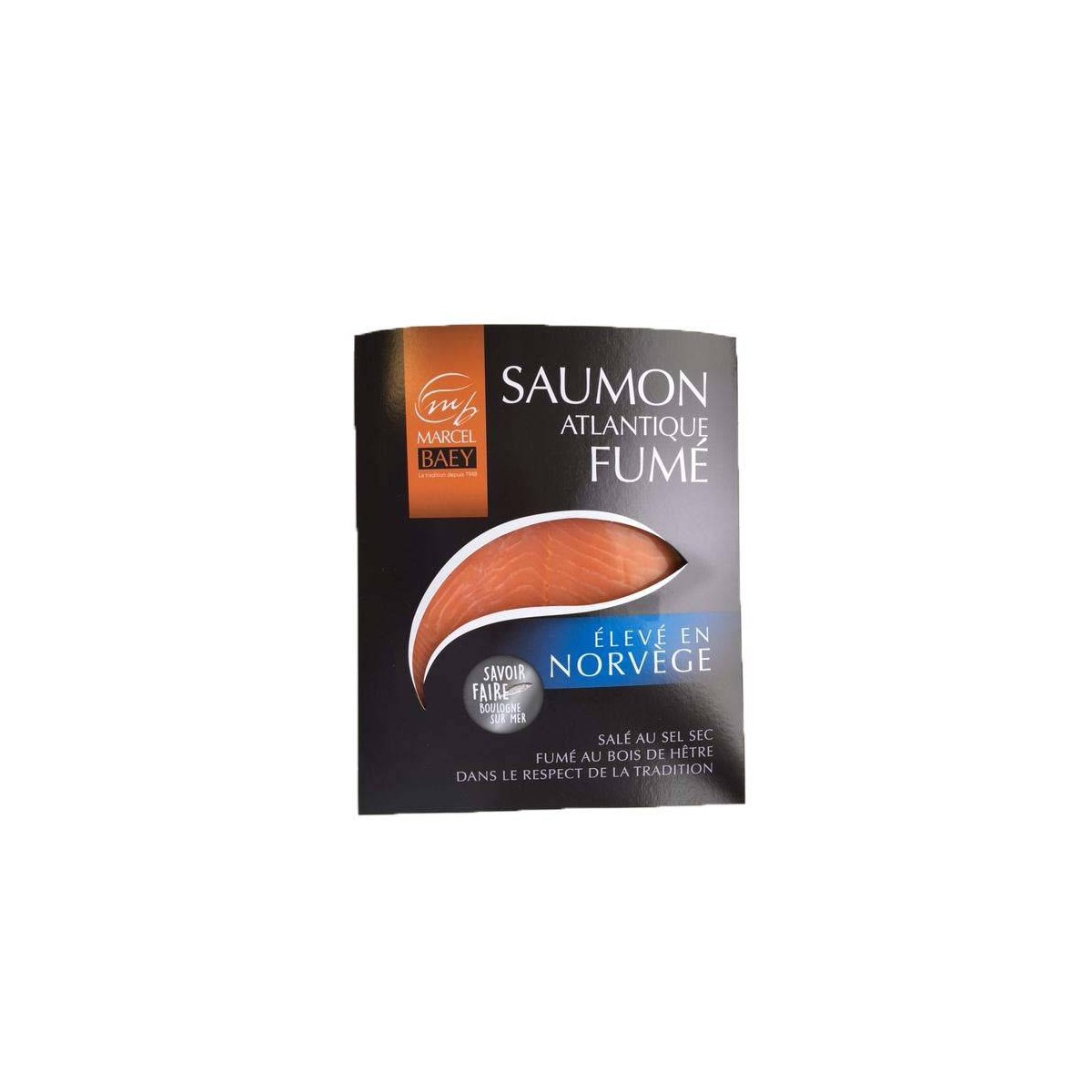 Achat en ligne de SAUMON FUME NORVEGIEN TRADITION MARCEL BAEY - cash-alimentaire.com