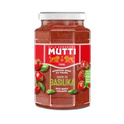 Fournisseur alimentaire de SAUCE TOMATE AU BASILIC BOCAL MUTTI - cash-alimentaire.com