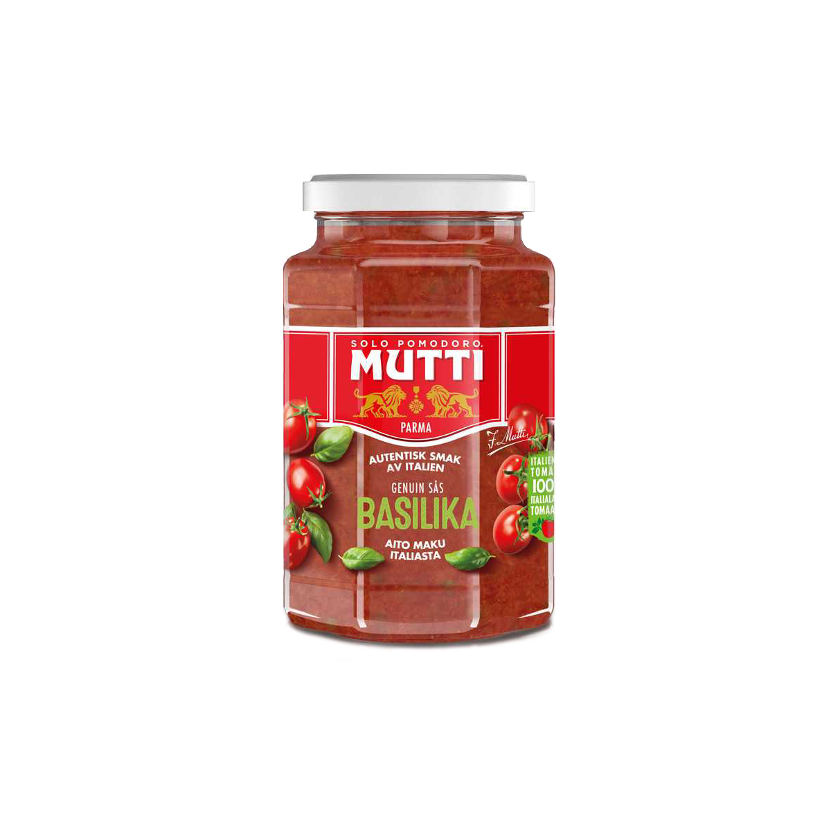 Fournisseur alimentaire de SAUCE TOMATE AU BASILIC BOCAL MUTTI - cash-alimentaire.com