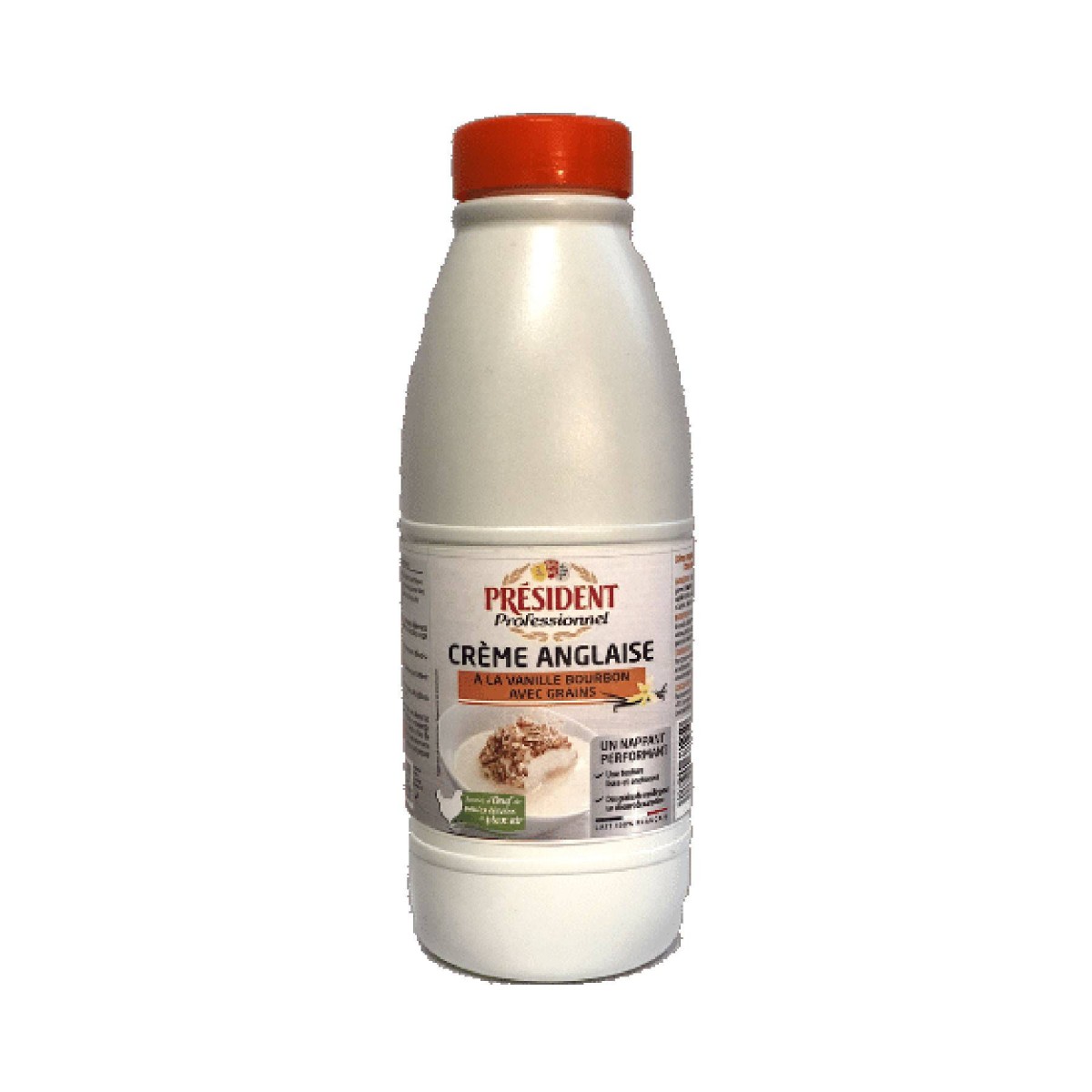 Fournisseur alimentaire de CREME ANGLAISE VANILLE BOURBON PRESIDENT - cash-alimentaire.com
