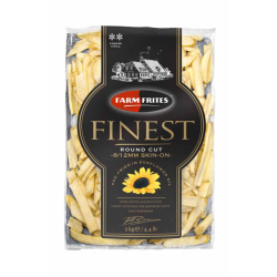 FRITE POMME DE TERRE ROUND CUT AVEC PEAU FINEST - prix grossiste - cash-alimentaire.com