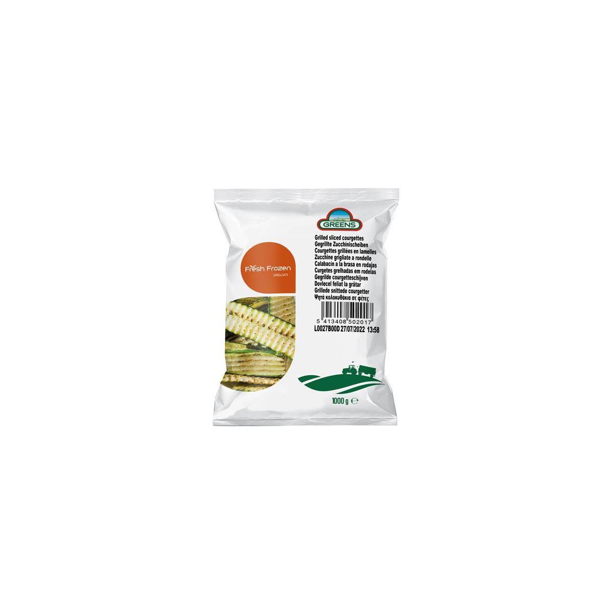 COURGETTE EN LANIERE GRILLEE GREENS - prix grossiste - cash-alimentaire.com
