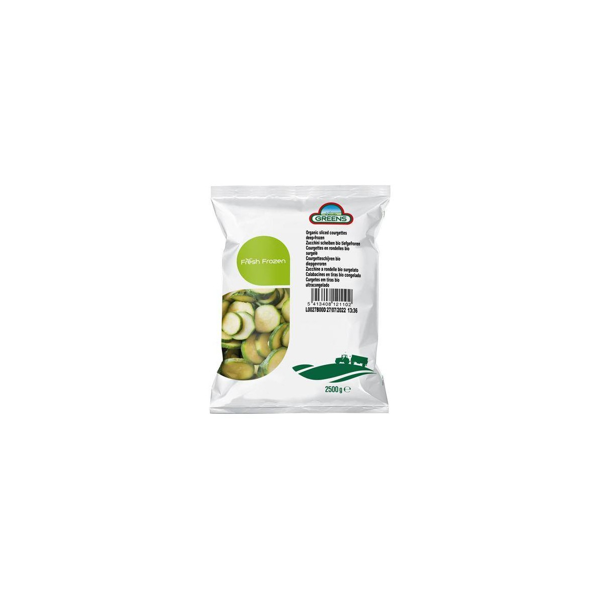 COURGETTE RONDELLE GREENS - prix grossiste - cash-alimentaire.com