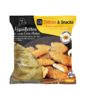 AIGUILLETTE POULET PANE CORNFLAKES HALAL DELICES & SNACKS - prix grossiste - cash-alimentaire.com