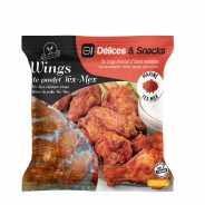 Acheter en gros WINGS POULET TEX MEX 60/80GR DELICES & SNACKS - cash-alimentaire.com