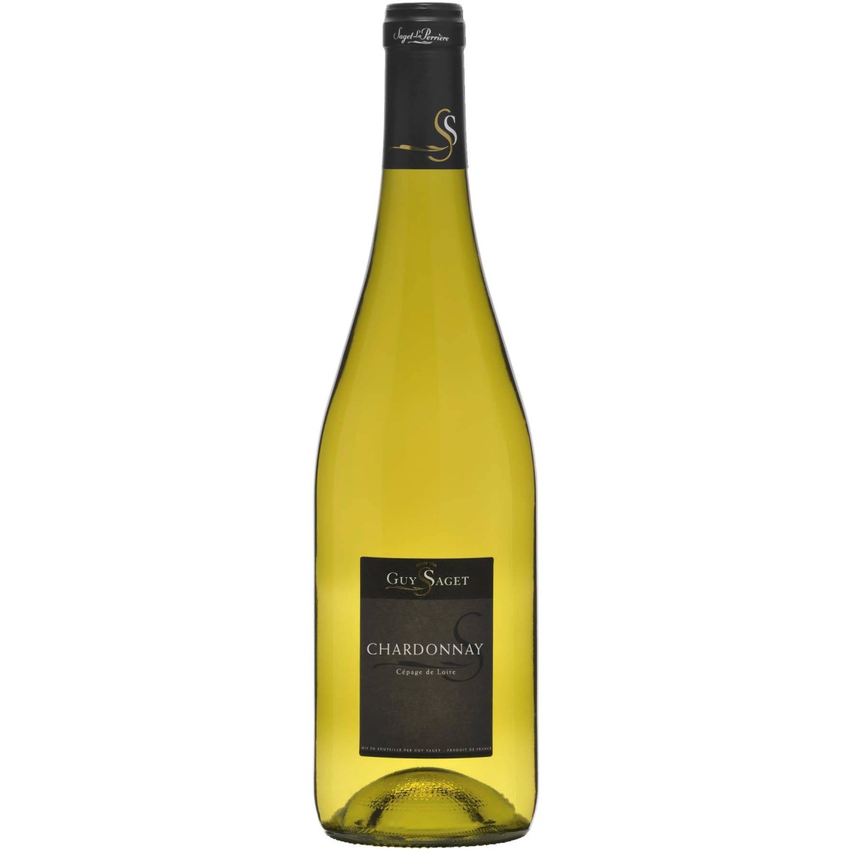 Achat en ligne CHARDONNAY CEPAGE BLANC 2019 75CL GUY SAGET - cash-alimentaire.com