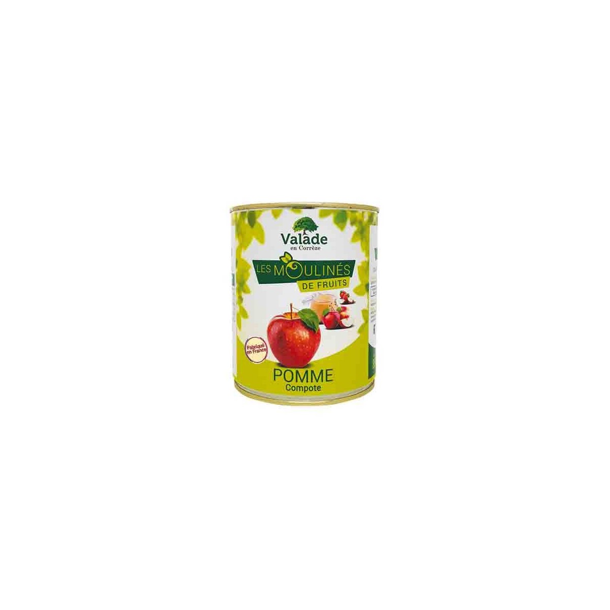 Vente en gros COMPOTE DE POMMES VALADE - cash-alimentaire.com