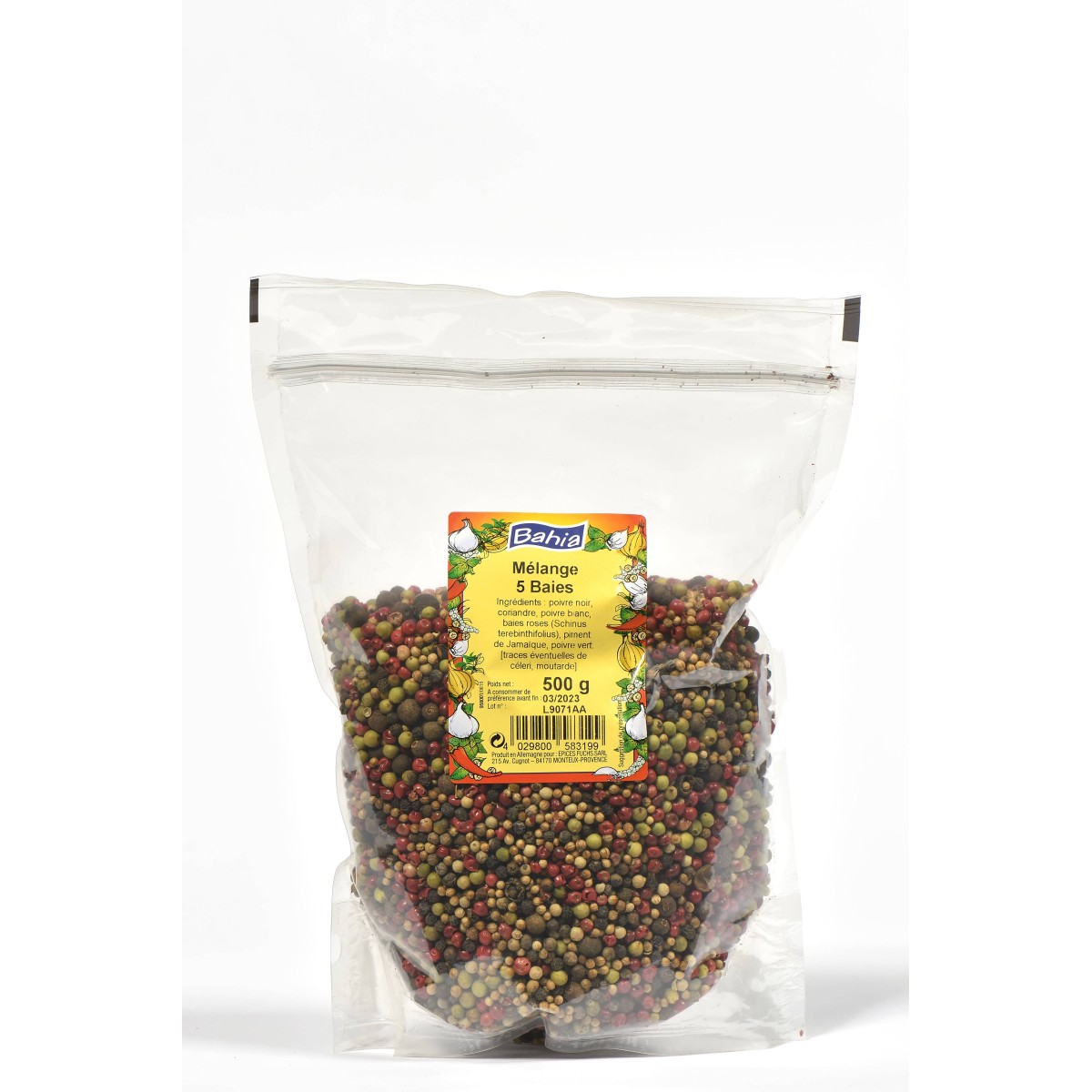 MELANGE 5 BAIES SACHET au prix de gros - cash-alimentaire.com