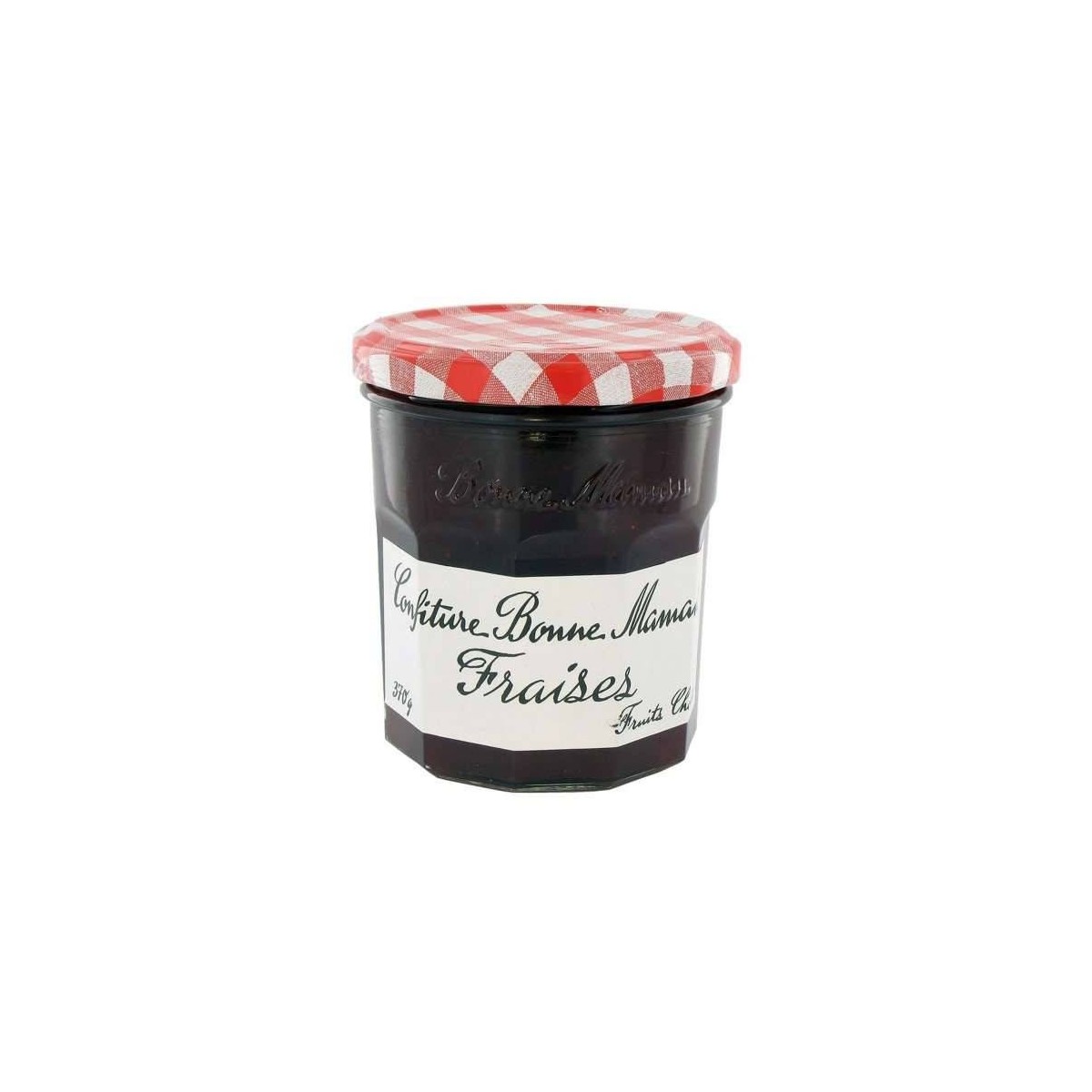 CONFITURE FRAISE BOCAL VERRE 370GRS