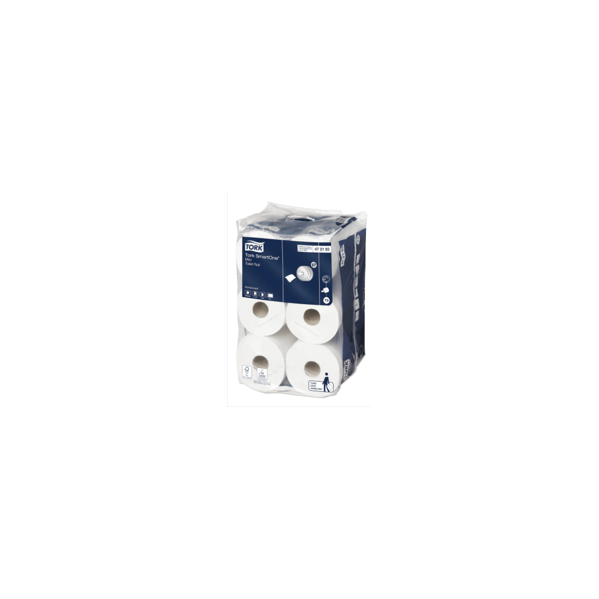 PAPIER WC SMART ONE MINI BLANC TORK au prix de gros sur cash-alimentaire.com