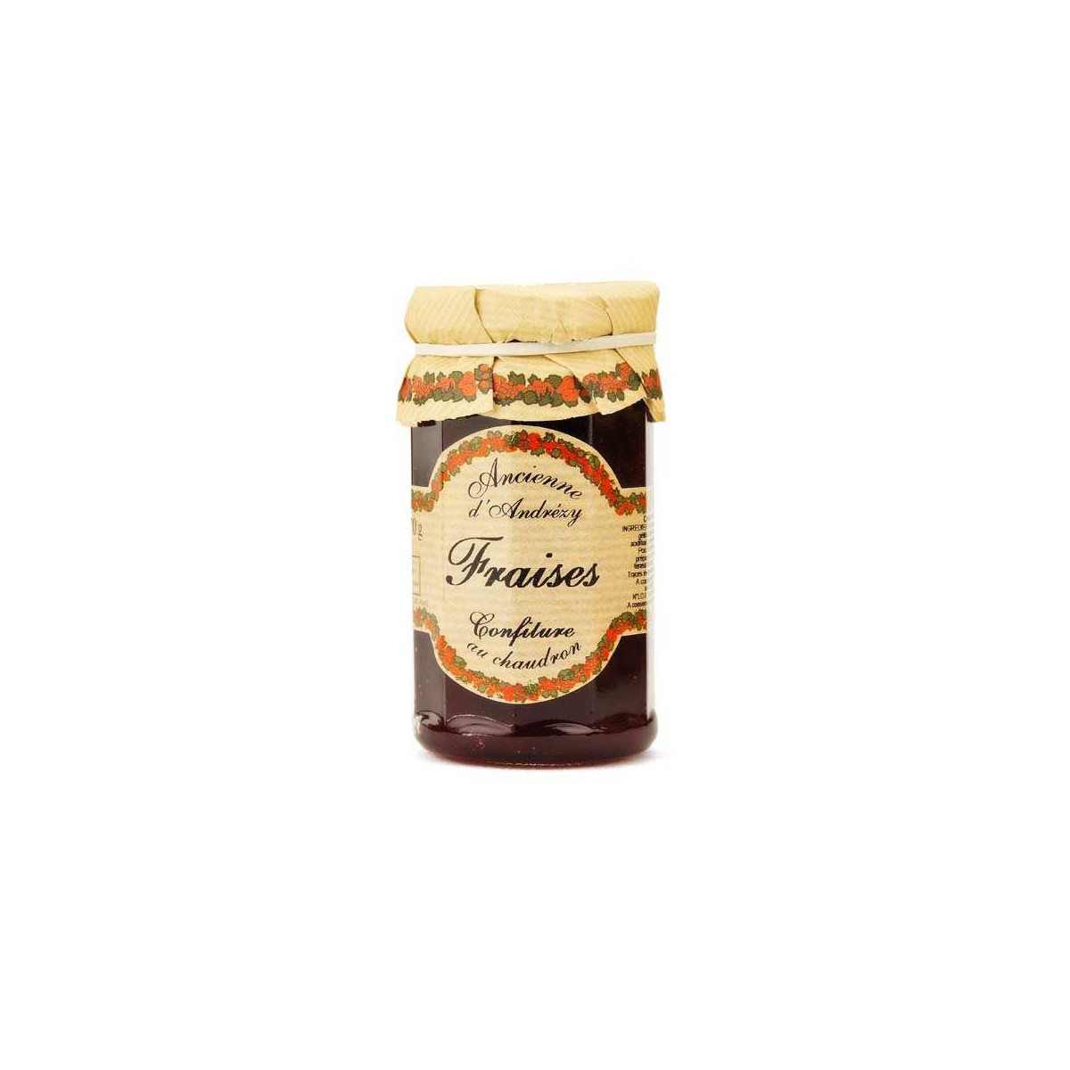 CONFITURE DE FRAISE BOCAL 1 KG ANDRESY à prix grossiste sur cash-alimentaire.com