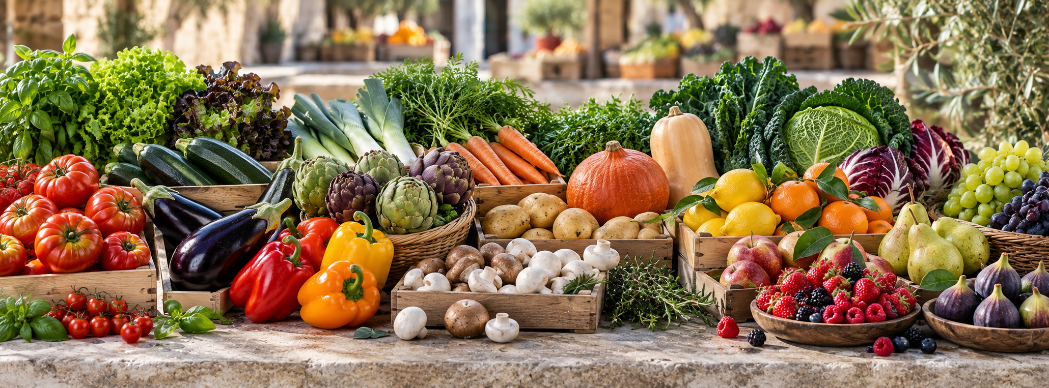 Sélection de fruits et légumes de saison pour les professionnels de la restauration